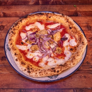 PIZZA POLLO A LA PARRILLA