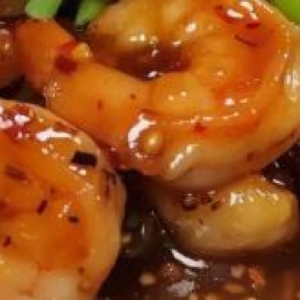50 GAMBAS CON SALSA DE OSTRAS