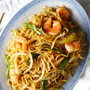 28 FIDEOS DE ARROZ CON GAMBAS